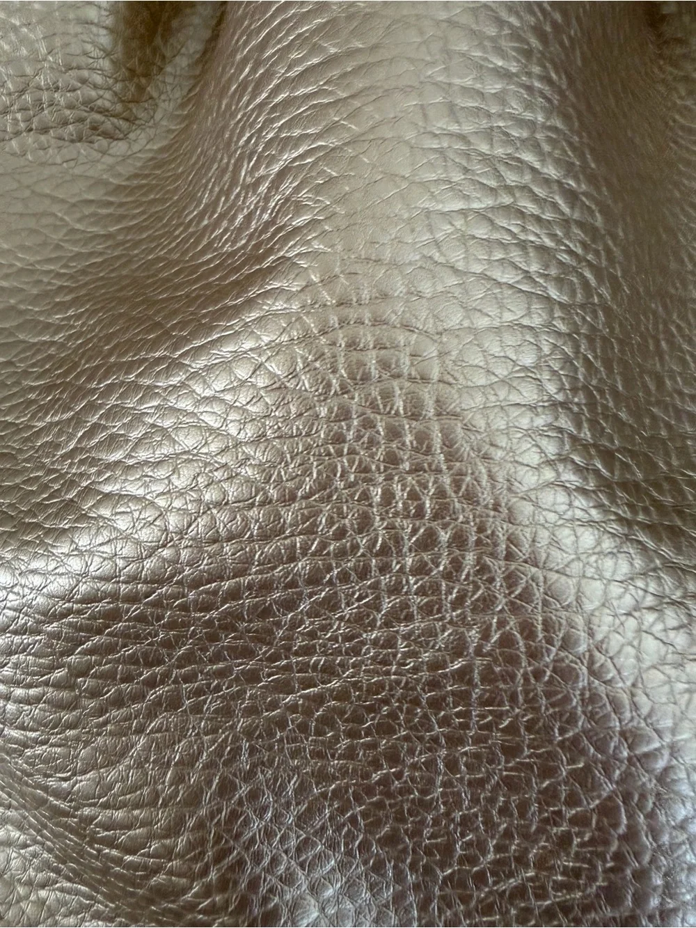Gold Metallic Drawstring Backpack Bag